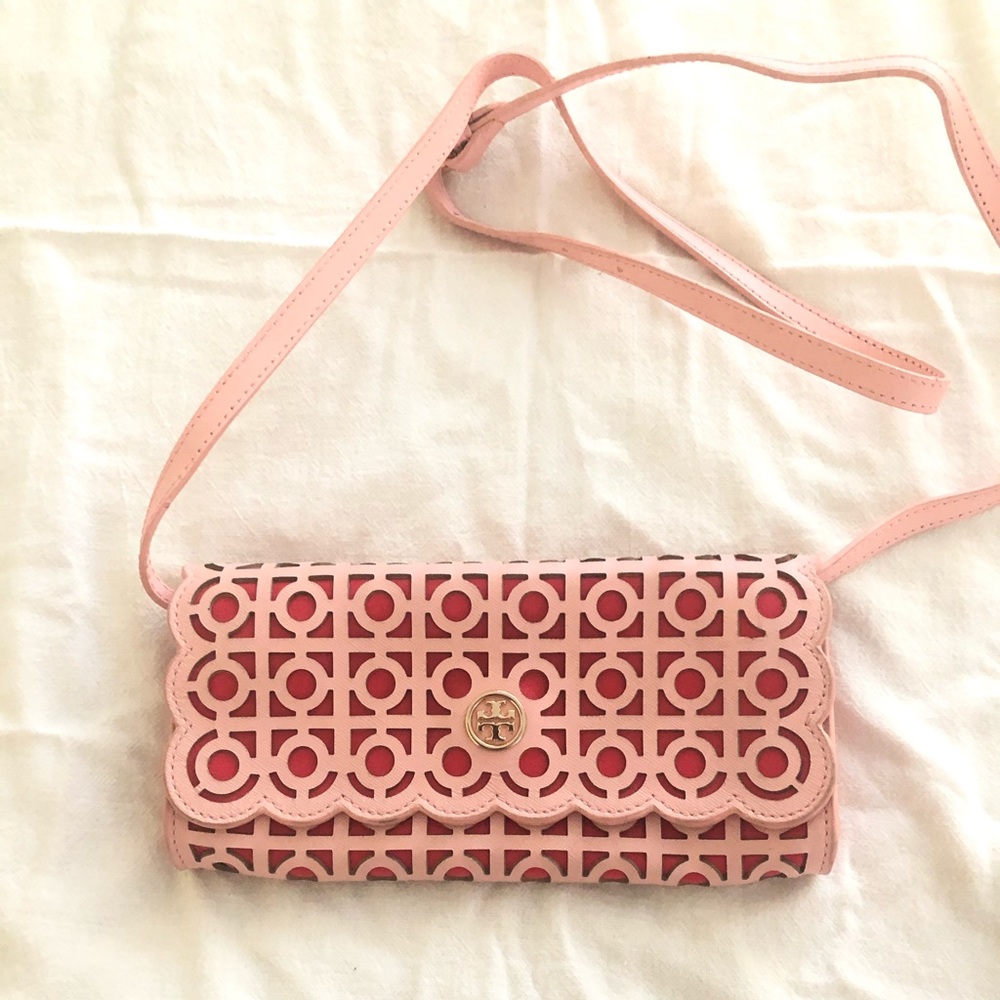 Tory Burch Kelsey Perforated Crossbody